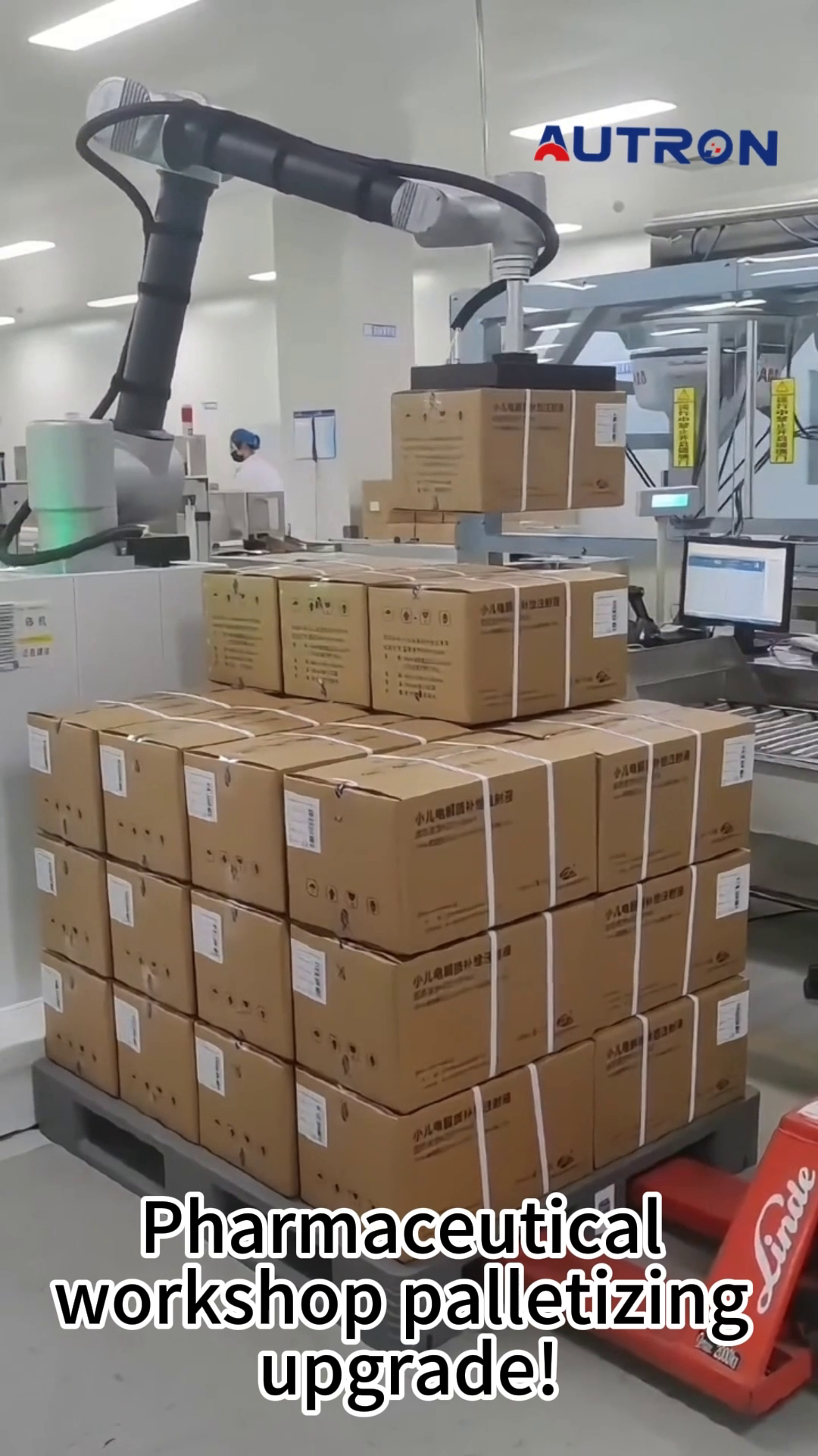 Case Study: Collaborative Palletizing Robot for Pharmaceutical Workshops